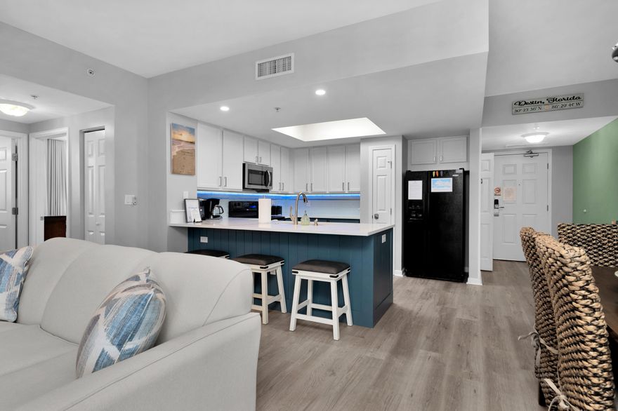 Welcome to your ideal getaway at The Palms of Destin! This beautifully updated unit is ready for you to enjoy or to continue its successful rental history. Featuring new flooring and stunning countertops in both the kitchen and bathroom, this space has been thoughtfully refreshed with freshly painted cabinets and balconies, ensuring a modern and inviting atmosphere.

The HVAC system was newly installed in 2021, New water heater 2022

Gross rental sales 
2026- $20,183 (88 nights) current CY
2025 - $27,200 (68 nights) 4 months used by owners
2024 - $36,700 (167 nights) 2 months used by owners
2023 - $46,800 (152 nights)