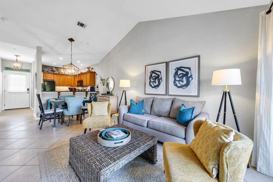 This is a quintessential THIRD ( top) floor chic beach residence located within steps from the community dock allowing you to explore all of Eastern Lake! Unit 7309 has 2 bedrooms plus 2 baths in a complete coastal setting with elevator access and balcony views of the state park. Not far is the white sandy beaches, plus the best dining, spas, golf, shopping, and entertainment at your fingertips and can all be taken advantage of from this centrally located condo. Imagine your days walking, biking, sunning, and splashing at this affordable beach retreat. Situated on the most coveted stretch of South Walton beach, this condo conveys fully furnished and rental ready. Heron's Watch has a sparkling pool, gated community, dock access to the rare coastal dune lake, and a private tucked away location! This building is newer than the others in the complex and has an elevator which not all have. Schedule a showing today!