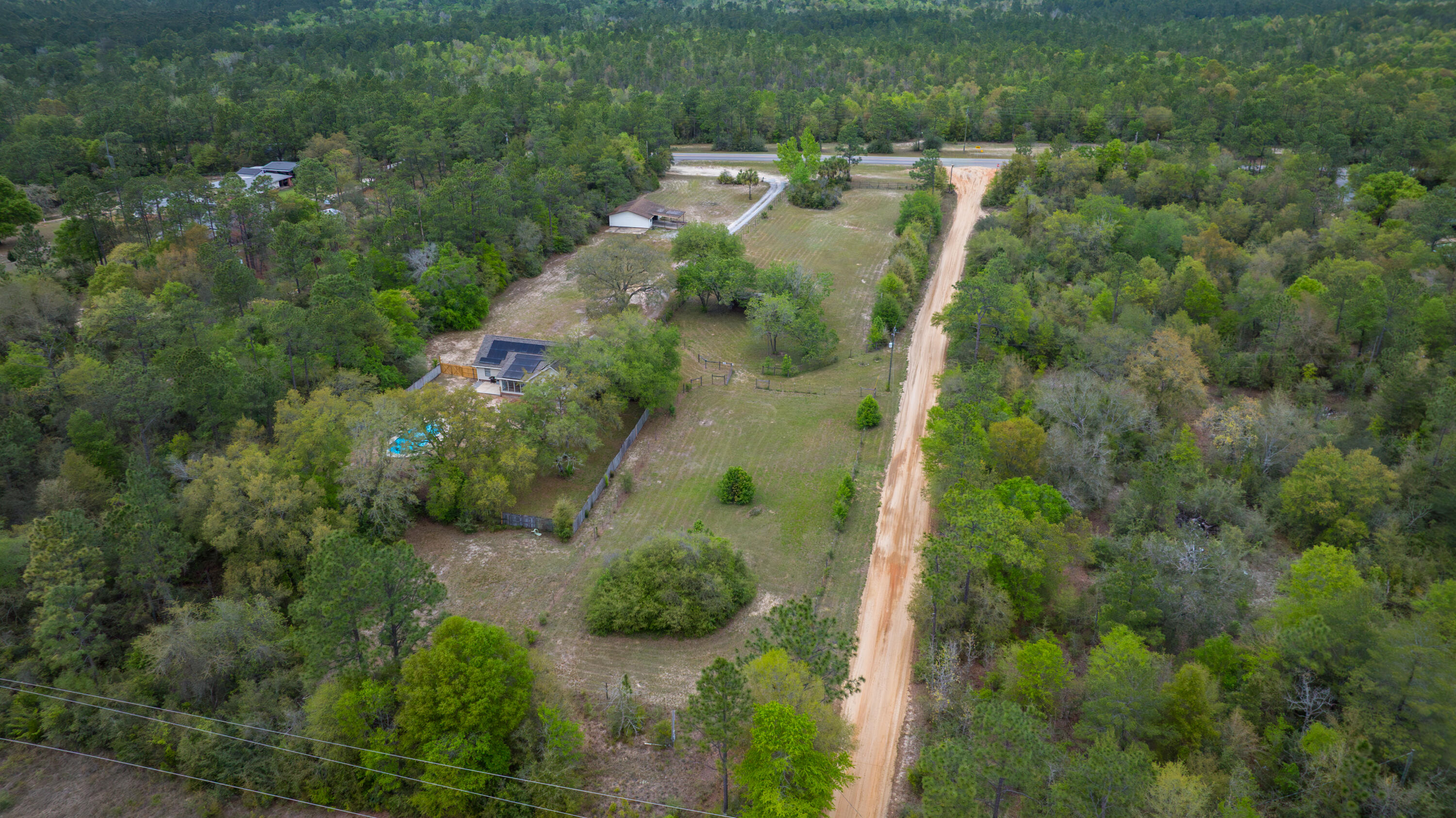 COM SE COR OF W1/2 OF SEC N100 FT W60 FT TO POB W240 - Residential