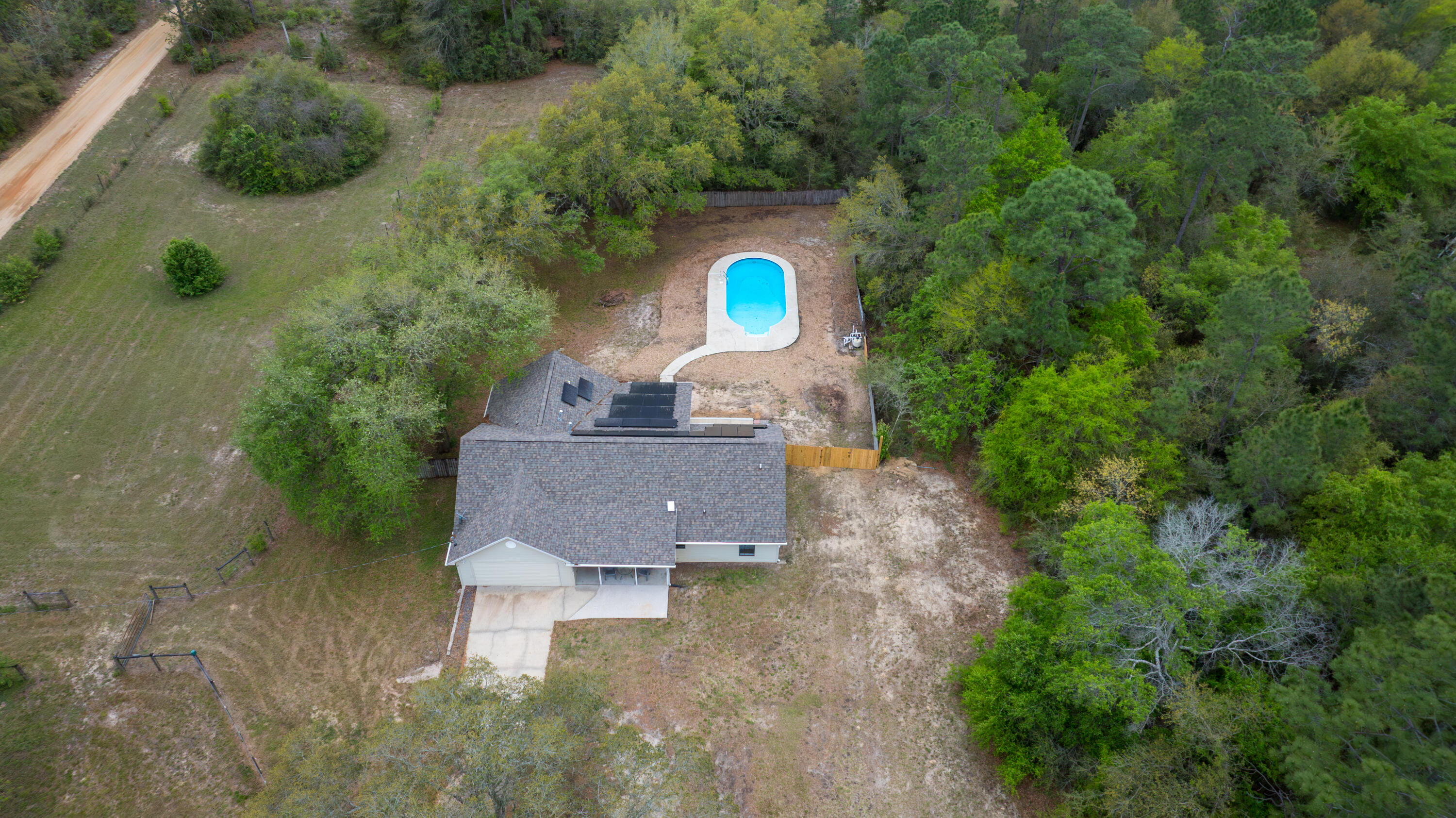 COM SE COR OF W1/2 OF SEC N100 FT W60 FT TO POB W240 - Residential