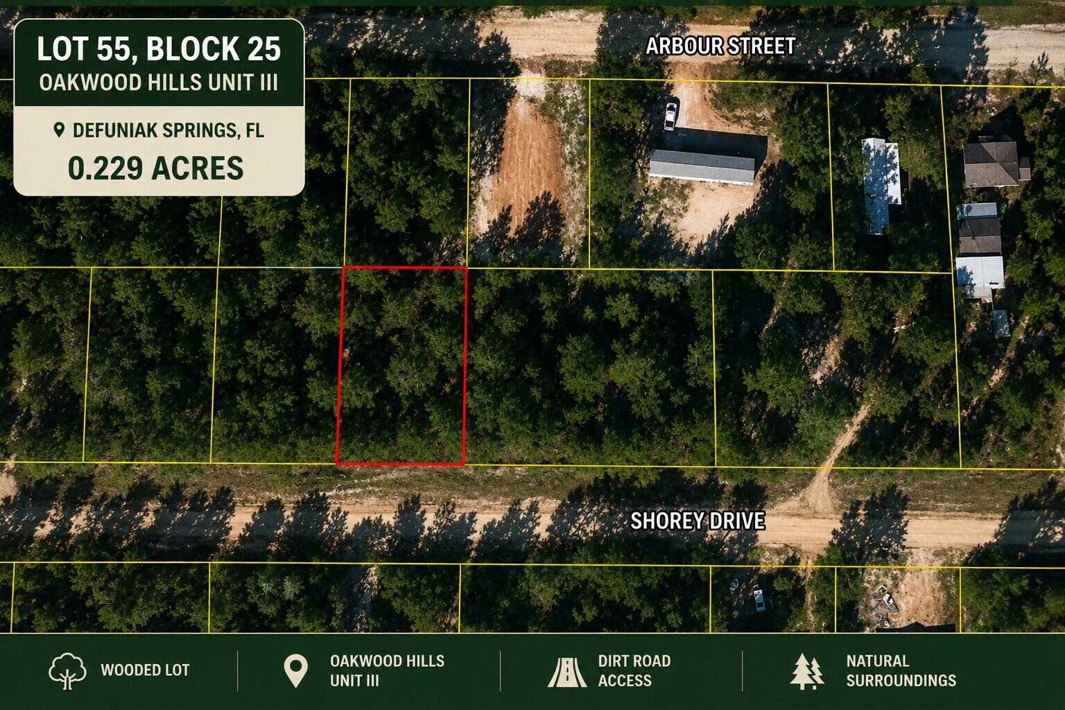 Photo 1 of 3 — Lot 55 Shorey Drive, DeFuniak Springs, FL 32433