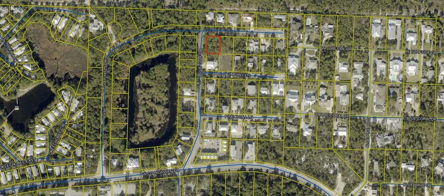 Beautiful lot located just a short drive, walk, bike ride or golf cart ride to two county beach accesses.  Build your dream home or vacation rental close to coastal eateries and shopping along the 30A corridor.