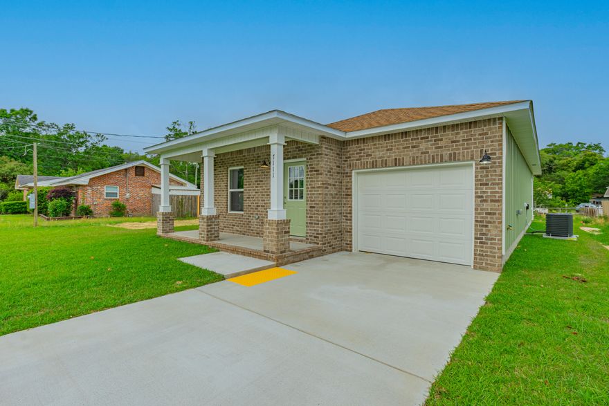 Looking for a brand-new home in Pensacola? This one's a smart buy!

Step inside and you'll love the open layout with luxury vinyl plank flooring, a gorgeous kitchen with granite and stainless appliances, and a bright owner's suite that feels like your own retreat. Outside, there's a covered back porch and a spacious yard -- perfect for relaxing or entertaining. And the location? Just minutes from I-110, making commutes to Beaches or Downtown a breeze.