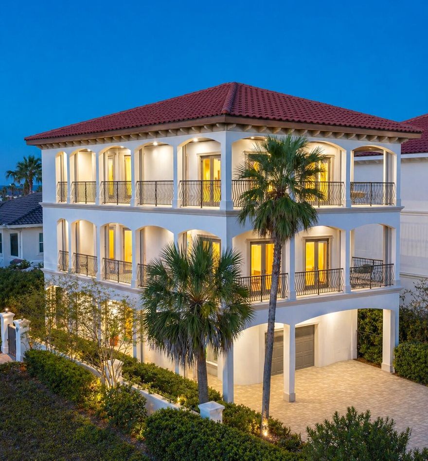 A Private Retreat Above It All -- West 30A's Most Coveted Hideaway
Tucked away on a private street in the serene west end south of scenic highway 30A and HOA free, this 4,286-square-foot residence sits at a naturally elevated position overlooking the protected lands of Topsail Hill Preserve State Park -- where the pace slows, the crowds thin, and the Gulf shimmers just beyond the preserve's untouched canopy. Because the home sits above the park rather than within it, you gain something remarkably rare on this coastline: an elevated sightline over one of Florida's most pristine protected landscapes, with the Gulf visible beyond.
Five bedrooms, four bathrooms, and 4,200+ square feet of...thoughtfully redecorated living space deliver the kind of room to breathe that this end of the coast was built for. A private elevator moves effortlessly between floors, while a chef's kitchen anchors the home with premium appliances -- designed less for show and more for slow Saturday mornings and long dinner evenings that this lifestyle is all about. The 2022 full redecoration means every finish, every surface, every detail has already been attended to with care.
Step onto one of the multiple wrap around terraces and catch that coveted peek-a-boo view of the Gulf -- a daily reminder of exactly where you are. Below, a private pool and spacious garage complete a home that works as hard as it relaxes.
And when the mood strikes? A quick golf cart ride puts you at the sugar-white sand of deeded beach access just 1/4 mile away, 2 Regional Beach Access Points within 1 mile, Topsail Hill Preserve, the legendary tables of Stinky's Fish Camp, and everything the west end has to offer -- then brings you right back to the quiet that made you choose this address in the first place.
For the buyer who knows the difference between being near the action and being consumed by it, this is the rare property that gets it exactly right. A true retreat -- private, polished, and perfectly positioned -- with the best view on the west end and none of the complications.
This is west 30A living at its most intentional. And there is simply nothing else like it.