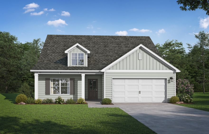 The Milton II by Valor Communities is the perfect home for a busy household. This thoughtful layout features five bedrooms and four full baths, including a private primary suite. The versatile second level includes an additional bedroom and a large bonus room, serving as a second living space or playroom. The main floor centers around an open-concept kitchen and family room, ideal for morning routines and movie nights. Complete with a two-car garage and a charming covered porch, this home offers the space and function your household needs. Visuals feature a similar home for inspiration. Pricing is the base starting point; final price varies based on upgrades and features selected. Residents in the Nest at Owl's Head will enjoy a resort-style pool and serene spring-fed lake.