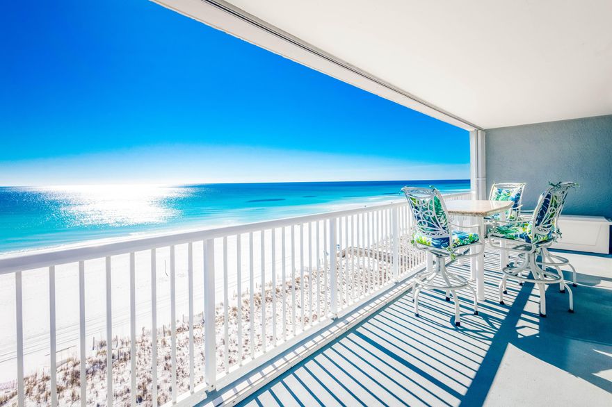 Penthouse Condo with Breathtaking Views! This beautiful, top-floor renovated condo showcases gorgeous views of the Gulf and could become your own beach getaway. The 1,503 sq ft unit features an open floorplan in the living area, a spacious main bedroom suite with two closets and its own private entrance to the balcony, along with a U-shaped kitchen that includes  granite countertops, stainless steel appliances and a breakfast bar. Enjoy several amenities at the complex including beach access, in-ground pool, grilling/patio area, and much more. The resort is a short drive away from restaurants and shopping on Okaloosa Island, as well as being within 3 miles of Downtown Ft Walton Beach and only one traffic light to Destin. Schedule your showing today!