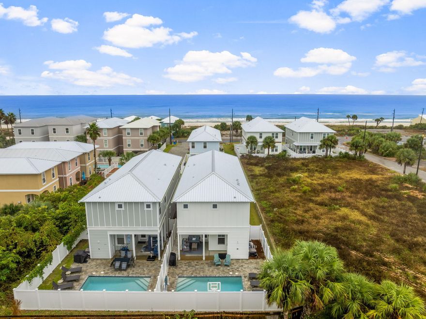 Recently repositioned with over $275K in total price adjustments, this fully furnished 5BR/4.5BA West End beach home offers a rare turnkey opportunity on Front Beach Road. Designed for both luxury living and strong rental appeal, the layout features three spacious primary suites, including one on the first floor and two upstairs. The private heated pool, Gulf-view balcony, premium outdoor living spaces, and resort-style atmosphere create the ideal coastal retreat. Smart-home features include app-controlled pool systems, lighting, thermostats, locks, and sprinkler system for seamless remote management. Meticulously maintained with extensive upgrades already completed, this property eliminates the need for additional renovation or furnishing expense. Call to see it today!