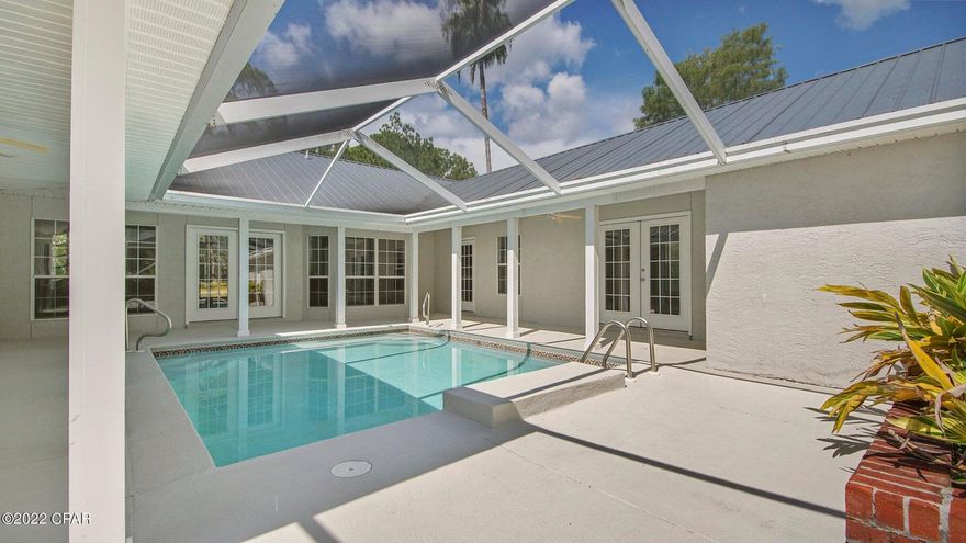 UNDER CONTRACT WITH CONTINGENCIES; SELLER ACCEPTING BACKUP OFFERS.
ABSOLUTELY SPECTACULAR, RECENTLY REMODELED HOME, located in coveted Colony Club near the Legacy Golf Course. Opulence, class, and sophistication abound with an amazing center courtyard pool perfect for entertaining family and friends. Boasting 4 bedrooms (one of which could be used as a second master suite), 3 bathrooms, this Colony Club masterpiece is full of comfort, style and space with 2288 square feet and ample screened in outside entertaining space featuring a 15.5 X 18.8 inground pool.