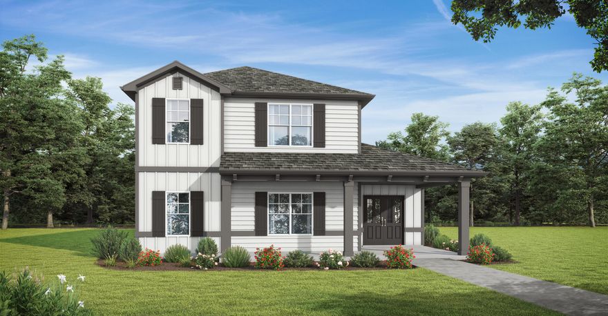 Welcome to the Glendale!  Sip some afternoon tea on your covered front porch and welcome guests into your spacious home with natural lighting and an open plan perfect for entertaining. With a large bedroom on the main level & a full bath, you have all the space you need for a home office or multi-generational living. Head upstairs to your private oasis in the primary bedroom with 2 walk-in closets, dual vanities, and a sitting room. You'll enjoy extra living space or a game room in the loft area next to another full bath and 2 more bedrooms. Need storage? We have you covered w/a 3 car garage too! Features include quartz countertops, trey ceilings, hardi-board siding, & more!