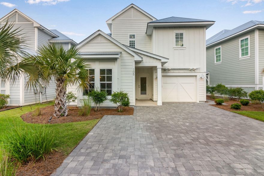 Beautiful home located on the South side of Hwy 98-close proximity to 30A, shopping, restaurants and beach accesses checks all the boxes. This 4 BR/3.5 bath home has marble & quartz countertops, stainless appliances & upgraded lighting. Seamless glass shower door in second floor master w/ designer tile. Guest bedroom downstairs as a private bath. One car garage. A community Pool & Clubhouse invites relaxing days plus surrounded by Preserve State Lands.

Tenant pays all utilities. Holding fee is due within 24hrs of approval. Lease must start within 14 days of payment. Lease Prep Fee of $75 is due prior to move in. Sorry, this home is not pet-friendly. Renters insurance is required. Property is available for a 12-month lease.