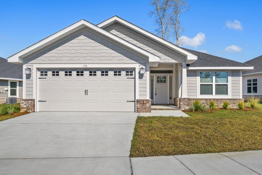 This is a 4bd/2ba in Riverwalk, Freeport! LVP flooring and granite countertops throughout. This home has all the stainless appliances you need to cook and entertain in the large and spacious kitchen with a separate breakfast nook away from the dining room. Separate master with tray ceiling, large walk in closet. Master bathroom has double vanity.
Landscaping is included.

Distance to Seaside/30A: 24 Minutes
Distance to i10, Defuniak: 38 Minutes A Rental Application Fee of $70 for each applicant will be collected to initiate a credit screening and criminal background check as part of the application evaluation process. Beach Sunsets Inc charges a Tenant fee of $25 per month payable with rent. Renter's Insurance is required; Option available for $11.95 per month. Pet Security Deposits are $500 PER PET and refundable if there is no damage at lease end. Pet Rent is $25 PER PET per month. At lease execution, security deposit(s), pet security deposit(s), and any lease required prepaid rent are due and payable. Your first rent payment is made the day you move in and due the 1st to 5th of each month thereafter.