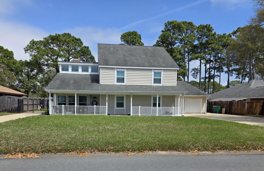 Welcome to your beautiful new home in a wonderful neighborhood! 
The view out your dinette window overlooks your beautiful in-ground swimming pool (with a salt sanitizing system and an energy efficient circulation pump) as well as the 4th fairway of the Shalimar Golf Course.  This house includes many new-ish features. The exterior siding, two HVAC systems, two driveways, the back patio, the decorative aluminum fence, the tankless water heater, and the inground swimming pool have all been replaced/installed within the past seven years. The windows have been replaced also, and most are impact resistant. The kitchen has been beautifully upgraded, and all appliances stay with the house. Come take a look & let's make this home yours.