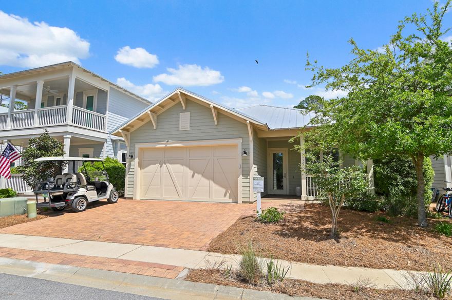 Just Listed-Rare One-Level Living Backing to Preserve in NatureWalk at Seagrove.
Tucked away in one of the quietest sections  this newer construction, never-rented Beachwind floorplan offers the perfect blend of privacy, simple living, and coastal charm. Situated on a larger cottage homesite backing directly to the state preserve, this home provides a serene, natural backdrop with ample space to design your own private pool oasis. (Photo was virtually staged) Designed for effortless living, this rare single-story layout features 3 bedrooms, 2.5 baths, The open-concept design is filled with natural light and showcases wood flooring, shiplap accents, and a beautifully appointed kitchen with marble countertops, a large center island, stainless steel appliances, and a gas cooktop. The spacious primary suite is privately positioned at the rear of the home, offering tranquil preserve views, tray ceilings, a spa-like bath with dual vanities, walk-in shower, and a professionally designed closet. A standout feature for the community, the home includes a rare two-car garage, outdoor porch with TV,  and extended paver patio--perfect for enjoying the peaceful surroundings. Located south of Highway 98 and just minutes from the beaches of 30A, NatureWalk residents enjoy access to The Gathering Place with resort-style pools, hot tub, fitness stations, pickleball courts, playground, and scenic walking trails leading to the beach. Whether you're searching for a primary residence, second home, or investment opportunity, this never-rented, move-in ready home offers a unique opportunity to own in one of 30A's most sought-after communities. naturewalkatseagrove.com