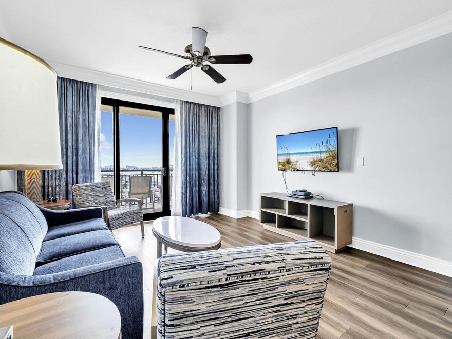 ***RENTAL INCOME OVER $12,400***   
------       
 VERY RARE CHANCE TO PURCHASE 3 CONSECUTIVE FRACTIONS!!  
----- 
**RENTAL INCOME OF ALL 3 FRACTIONS COMBINED - OVER $43,500!!**     
 ------  
EACH FRACTION IS 6 WEEKS (42 days) PER YEAR. ALL 3 FRACTIONS TOGETHER OFFER 18 WEEKS (126 days) PER YEAR!!
------
  This is your chance to own a slice of paradise with all the income and none of the headache! Offering 6 weeks per year of fractional ownership at the highly sought-after Emerald Grande resort! FULL 3 BEDROOM / 3 BATHROOM UNIT - NEW FURNISHINGS AND FLOORING - NO CARPET REMAINING ------ OWNER ALSO HAS FRACTIONAL WEEKS F AND G FOR SALE WHICH CAN PROVIDE CONSECUTIVE WEEKS OF OWNERSHIP - WILL COMBINE FOR A DISCOUNTED PRICE ----- This beautiful, harbor front condominium offers  amenities that are unmatched across the Emerald Coast : private beach access, bay, harbor and gulf views, onsite restaurant, spa and fitness center, HarborWalk Village just steps away, and SO much more!
You'll receive 6 weeks of usage per year based on the annual fractional ownership calendar - use these weeks for well-needed vacations or rent them out for a great return. Maintenance/cleaning handled by onsite staff-included in dues.

Buyer and/or buyer's agent to verify all dimensions and information in listing.