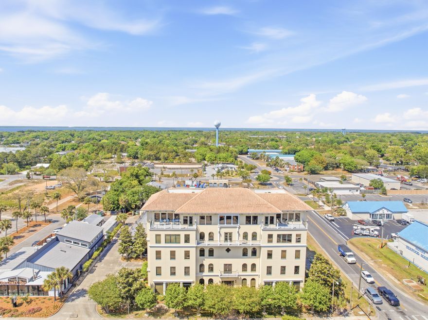 Premium office space available in the heart of Destin. This unit is move-in ready. Unit 102 is a first-floor suite featuring five private offices, ideal for a variety of professional uses. The space includes a spacious conference room with built-in cabinetry, a welcoming reception area for clients and guests, and a kitchenette/break room for added convenience.