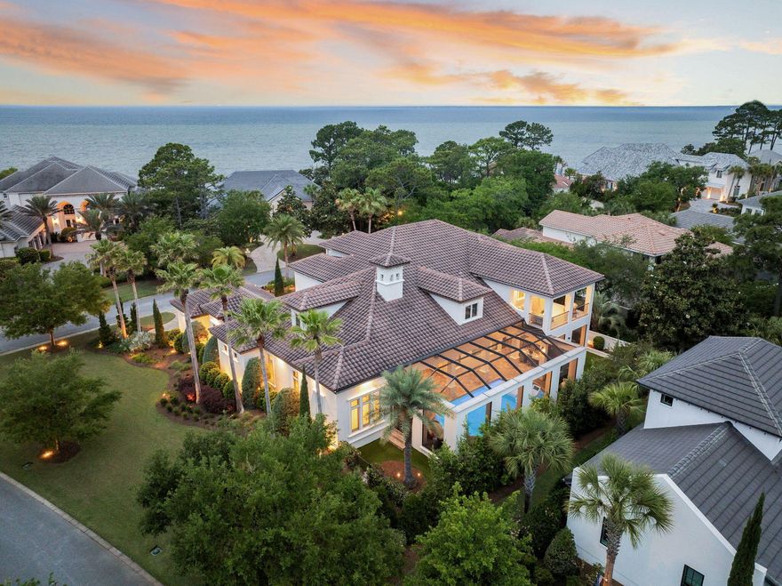 Tucked inside the private, double-gated Burnt Pine community at Sandestin Golf and Beach Resort, this Miramar Beach estate has been loved, maintained, and upgraded with the kind of care that only a true home receives. From the moment you walk through the door, you feel it -- the attention to detail, the pride of ownership, the quiet confidence of a property that has never been neglected. Fresh interior paint, new designer lighting, and rich hardwood flooring in the primary suite set the tone. Then the details unfold -- a state-of-the-art home theatre, wet bar, upstairs mini kitchen, 3-car garage, and a Control4 smart home system that puts everything at your fingertips from anywhere in the world. Outside, an outdoor summer kitchen and fireplace frame a private heated saltwater pool built for evenings you won't forget. A whole-house generator, professionally serviced twice yearly, ensures this home never lets you down.

What truly makes this home special is its location inside Sandestin Golf & Beach Resort. You're wrapped in 2,400 acres of 4-championship golf courses, a full serve marina, tennis center, miles of walking and biking trails, dining, shopping, and the freedom of golf-cart living.