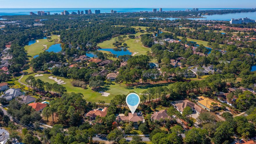 **PROFESSIONAL PHOTOS COMING SOON** PRICED TO SELL** PRICED BELOW COMPARABLE VALUE** POOL & HOT TUB** NATUREKAST OUTDOOR KITCHEN** GOLF COURSE VIEWS** Life inside the Sandestin Resort gates moves differently, and this beautiful residence on the 16th hole of Raven Golf Course puts you right at the center of it. Overlooking one of the Emerald Coast's most celebrated fairways, this home blends resort-caliber upgrades with the laid-back luxury Sandestin owners know well. Barefoot mornings start on fresh hardwood floors, newly laid through every upstairs bedroom and stairwell. Both upstairs bathrooms have been renovated, the kind of update you feel the moment you step in. Outside, the Naturekast summer kitchen is where evenings happen: grilling with a gulf breeze, drinks in hand, no reason to go anywhere. The saltwater pool and hot tub have been completely reimagined (2023) - PebbleTec finish, new tile, new heater, new pump, the only thing left to do is get in. A golf cart garage with custom built-ins keeps everything organized, and a flexible bonus room downstairs adapts to whatever your life needs most.