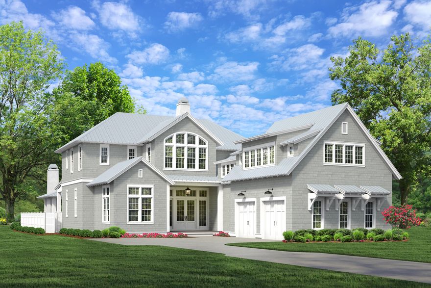 Currently in framing! April progress photos coming next week.

The Darien III by Romair is a custom residence with a detached carriage house, offering 4,775 square feet, 5 bedrooms, 5 bathrooms, 2 half baths, and a 2-car garage, located on a Homesite backing up to vast dry pond area in Powell Landing East at Watersound Origins.

The first level is arranged with clearly defined spaces, beginning with a dedicated dining room that includes a built-in wet bar and undercounter wine refrigeration. The kitchen is positioned at the rear of the home, opening directly to the covered porch and summer kitchen, creating a direct connection to the outdoor living areas and pool courtyard . The adjacent living room features a fireplace and 16 foot slider doors that open fully to the exterior, extending the living space outward. Twelve-foot ceilings throughout the main level reinforce the scale of each space without sacrificing proportion.

The owner's suite is located on the main level with French doors leading directly to the pool and spa. The bath includes a walk-in shower with upgraded rain fixture shower head and free-standing soaking tub, along with a spacious custom closet designed with a center island for additional storage and organization .

Functional spaces are equally considered. The laundry room includes built-in cabinetry, a sink, a dedicated broom closet, and a bench with cubbies for everyday use. Circulation between the garage, mudroom areas, and main living spaces is efficient and separate from guest-facing areas.

The second level provides additional bedrooms and a secondary living space, offering separation from the main level while maintaining connection through a central stair hall. Ten-foot ceilings continue throughout the upper level, maintaining consistent volume and scale. Above the garage, the carriage house includes a kitchenette, living area, bedroom, and bath with its own access, suitable for guests or extended stays.

The outdoor environment is fully integrated into the plan. A heated saltwater pool and spa with baja deck are set within a paver pool deck and enclosed by fencing, all managed by a WiFi-enabled pool controller. The cabana with fireplace anchors the space, while the dedicated outdoor kitchen connected to the main house is equipped with an Artisan grill with stainless steel doors, U-Line outdoor refrigerator, and sink.

Interior finishes include white oak cabinetry with stained overlay throughout, along with upgraded quartz surfaces and upgraded Delta plumbing fixtures. The home is equipped with a Water and Air Wellness Package, including a whole-house water softener, reverse osmosis system, REME Halo air cleaner, and an added integrated leak detection system.

Additional features include a tankless water heater and detailed interior trim consistent with the overall architectural design.

Estimated completion:  2026

As part of Watersound Origins, often called "A Coastal Village," residents relish abundant amenities like the Village Commons resort-style pool, fitness center, sports courts, miles of nature trails, event lawns, and the Origins Golf Course. Surrounded by towering pines and just minutes from Lake Powell and the beaches of Scenic Highway 30A, this community blends natural beauty with easy access to Inlet Beach, Grayton Beach, and beyond. Upcoming highlights include the 15.5-acre Longleaf Art Park, opening in 2027, featuring cultural and recreational experiences.