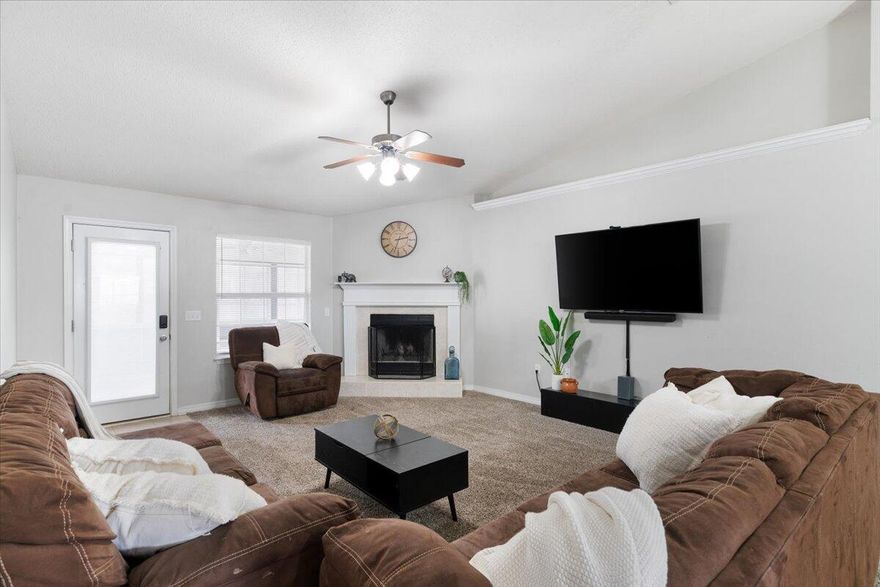 Welcome home--where comfort, flexibility, and a sense of ease come together from the moment you walk in. Tucked into a quiet neighborhood with no HOA, this thoughtfully designed 4-bedroom, 3-bathroom home offers the freedom to truly make it your own.

Step inside and you're immediately greeted by a welcoming front sitting room--perfect for morning coffee, a quiet reading corner, a home office, or a playful space that grows with your needs. Just beyond, a formal dining area sets the stage for meaningful gatherings, holiday meals, and everyday moments worth celebrating. The heart of the home is a spacious living room with soaring vaulted ceilings and a cozy fireplace, inviting you to relax, unwind, and connect with the people who matter most.
 Out back, the lifestyle only gets better. The low-maintenance yard gives you more time to enjoy and less time to manage, while the screened-in patio creates a comfortable space for everything from slow mornings to lively evenings--no bugs, no hassle. Need room for your passions or projects? The powered utility shed is ready to become whatever you imagine: a workshop, studio, home office, or even a future ADU.

And for added peace of mind, the roof will be replaced with a full-price offer--bringing extra value and confidence from day one.

With generous space, thoughtful design, and endless potential, this isn't just a house--it's a place to settle in, grow, and feel at home. Come see it for yourself and picture the life waiting for you here.