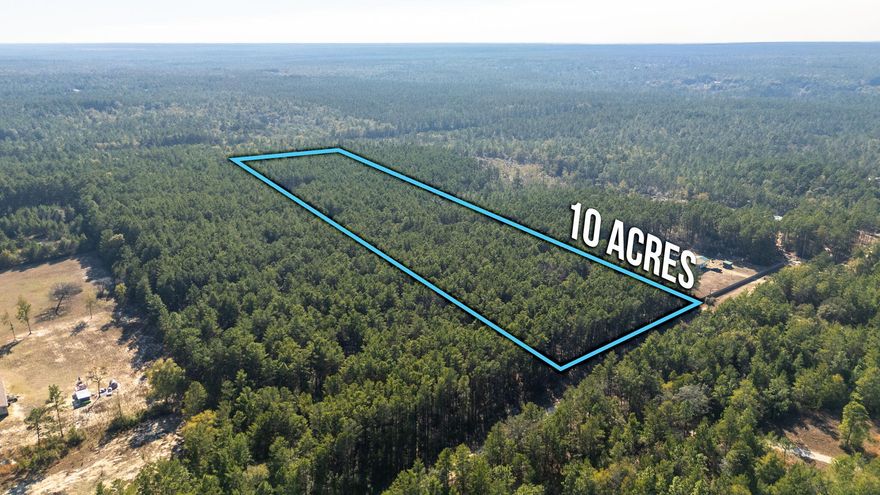 Discover a serene, 10-acre wooded sanctuary tucked just off Badger Road between Crestview and DeFuniak Springs  -an ideal slice of Northwest Florida land with exceptional rural character and development potential. There is about a 1/2 acre portion, already cleared towards the back that is being used for a food plat. This property has been used for hunting only. 
 This property offers proximity to amenities in Crestview and DeFuniak Springs. Whether you're looking to build your dream home, invest in land, or enjoy a peaceful getaway, these 10 acres are a rare and versatile find in an increasingly rare wooded setting. No HOA. Zoning Rural Residential.