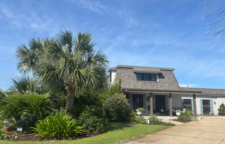 PRIVATE ISLAND RETREAT with  42' L-SHAPED POOL / QUIET SINGLE-FAMILY NEIGHBORHOOD / RV PAD with UTILITIES. This is a rare completely renovated  Okaloosa Island home that offers the perfect blend of coastal lifestyle, privacy, and everyday comfort - just steps from the Gulf of America and directly across from the Santa Rosa Sound.

Situated on a large corner lot in a wonderful single-family neighborhood with no short-term rentals.  Enjoy coastal living plus the shade of mature trees- inviting outdoor entertaining spaces and one of the most unique backyard settings on the island.

The home welcomes you with abundant natural light, distinctive open -concept layout designed for both entertaining and relaxed island living.  Recently updated, this home is better than new!
* New flooring
* New impact rated windows
* New roof
* New Trex staircase + rooftop deck
* Upgraded kitchen w Silestone
* New bathrooms
* New AC /heat pump units x2
* New tankless water system
* New horizontal privacy fening
* New Zoysia lawn
* all walls and ceilings level 5 skimcoat
* Spiral staircase
* screened porch
* Inviting front porch
* Large workshop w AC
* Large RV pad w utilities
This is more than a home, it's where memories are made...morning beach walks, afternoons by the pool, sunsets from the deck. A place for friends, family and fun!
