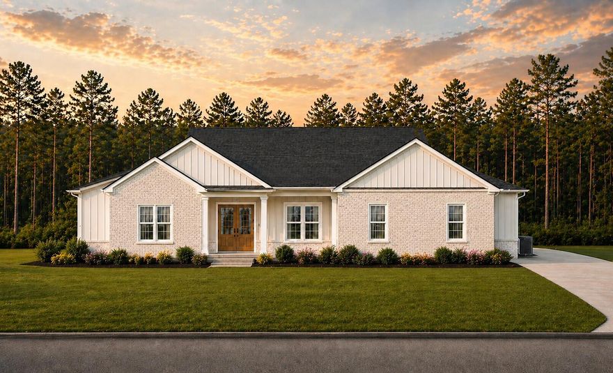 Your 2025 Parade of Homes Award-Winning Builder is Back... with another ''Dream Home'' that offers picturesque views of forested woodland, bordered by a creek, with private gated security! 

Introducing the ''Freedom Brigade Plan'', a 4 bedroom/2 bath brick and hardy estate that sits on a 1.13 acre lot and boasts premium upgrades previously reserved for the Builder's Parade of Homes showcase entry. 

Step inside to luxury vinyl wood plank flooring, designer paint, designer lighting, spacious living, gourmet kitchen with butler's pantry, and other notable kitchen enhancements the family chef will enjoy. The master suite offers serene views of the forest, and upscale finishes, including a CUSTOM TILED SHOWER BUILT FOR 2 AND THE COVETED SLIPPER TUB!

Each bedroom is spacious, private, with generous-sized closets and large windows that flood the space with light. The guest bath is also spacious with luxury appointments.

The outdoor lanai is expansive offering serene views of local flora and fauna and features a custom masonry staircase
that will soon be complete.

The location is impressive-- steps away from the 2025 Parade of Homes Winner and across the street from the 2026 Builder Industry Association's Dream Home.

Gated Neighborhood! Forested Woodland! Meandering Creek! 1.13 acre! Award-Winning Builder! Closing Costs Paid!

Better hurry! This dream home is priced to move!
