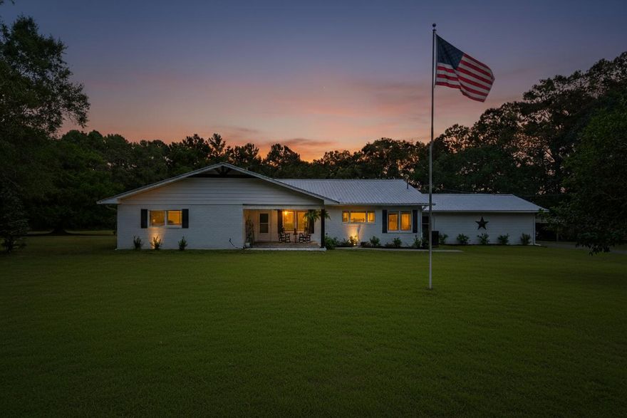 Welcome to your private country retreat in Holmes County--where modern comfort meets wide-open space.

SET ON NEARLY 16 BEAUTIFUL ACRES, this FULLY RENOVATED FARMHOUSE, offers the perfect blend of peaceful rural living and high-end updates, all in a move-in ready package. With 2,966 square feet of thoughtfully redesigned living space, every detail has been updated--from the roof to the flooring to the exterior--giving you the charm of a farmhouse without the worry of renovations.

Step inside to find a bright, open interior featuring a custom kitchen designed to be the heart of the home. Whether you're hosting family gatherings or enjoying a quiet evening, this space combines style and functionality with quality finishes and modern touches throughout.

 Outside, the possibilities are endless. The expansive acreage provides room for horses, livestock, gardening, or simply enjoying the privacy and natural beauty that surrounds you. The rear and side boundaries of the property, which has recently surveyed, are FULLY FENCED providing privacy and a secure outdoor space. Create your dream homestead, bring your outdoor toys, or just relax and take in the peaceful setting--this property offers the flexibility to match your lifestyle. An oversized 2-car garage includes a dedicated workshop area, offering ample space for storage, projects, or hobbies.

Properties like this are rare: only 20 minutes to shopping, restaurants, hospitals and less than an hour to 30A beaches, upscale shopping and restaurants. Fully updated, move-in ready, and situated on substantial acreage. If you've been searching for space, privacy, and modern comfort all in one, this is your opportunity.

Schedule your private showing today and experience the best of country living.