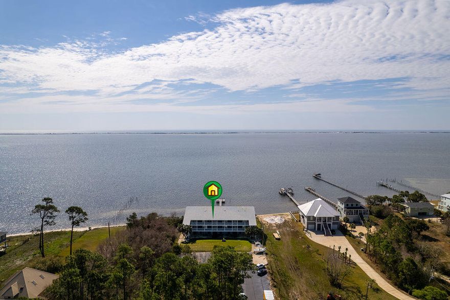 Imagine living just 11 miles from Navarre Beach or 15 miles from Pensacola Beach—better yet, being able to boat, paddle, or kayak over to the island to escape the summer the traffic! Imagine no more. Welcome to your cozy, coastal paradise. Nestled at the end of Soundside Drive, these south-facing condos offer breathtaking sunrise and sunset views of the Santa Rosa Sound year-round. This initmate,14-unit waterfront gem is designed for a refined lifestyle (and yes, no short-term rentals allowed-6 month minimum). Every detail is thoughtfully curated and fully furnished, so all you have to do is move in and enjoy. Inside, you'll find a multitude of recent upgrades from the kitchen and bathrooms to the fixtures and flooring, along with new storm doors for the sliding glass door. HVAC replaced in 2024. The exterior of the building has recently had some updates that include new siding, updated lighting, and a brand-new dock with on-site boat parking for an additional monthly cost based on availability. Every detail has your waterfront lifestyle in mind. Call today for your private showing.