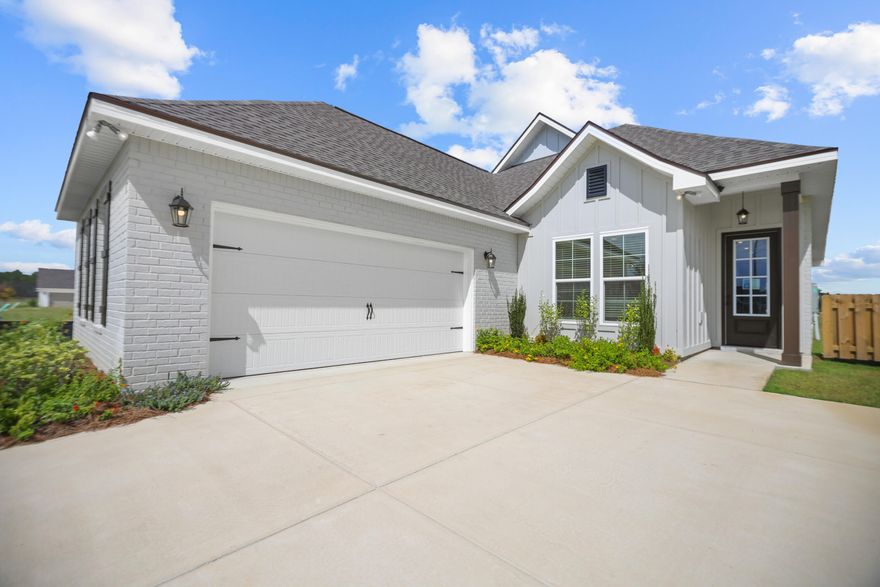 The AUBRY III H in Natureview community offers a 4BR/2BA, open design. Upgrades added (list attached). Special Features: double vanity, garden tub, separate custom tiled shower, and walk-in closet in master bath, tray ceiling in master bed, double vanity in 2nd bath, walk-in pantry, covered porch, side entry garage, undermount sinks, custom kitchen backsplash, LED lighting, crown molding, ceiling fans in living and master, smart connect WIFI thermostat, framed mirrors in all baths, landscaping, architectural 30-year shingles, flood lights, and more! Energy Efficient Features: water heater, electric kitchen appliance package, vinyl low E windows, and more! Energy Star Partner.