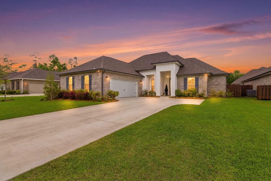 Better than new 4BR/3BA home built by DSLD in 2024, offering over 2,200 sq ft with high-end upgrades throughout. The main living area features custom picture molding, adding a designer touch you won't find in typical new construction. Upgraded Arhaus lighting enhances the home with a warm, elevated feel. Functional split floor plan with spacious living areas. Enjoy a fully fenced backyard for entertaining plus a quiet cul-de-sac location with minimal traffic. Located in amenity-rich Hammock Bay featuring resort-style pools, fitness center, clubhouse, walking & biking trails, parks, sports courts, brewery, and food trucks. Move-in ready with style, privacy, and access to one of the area's most sought-after beaches just 30 minutes away. Licensee has ownership interest in the property.