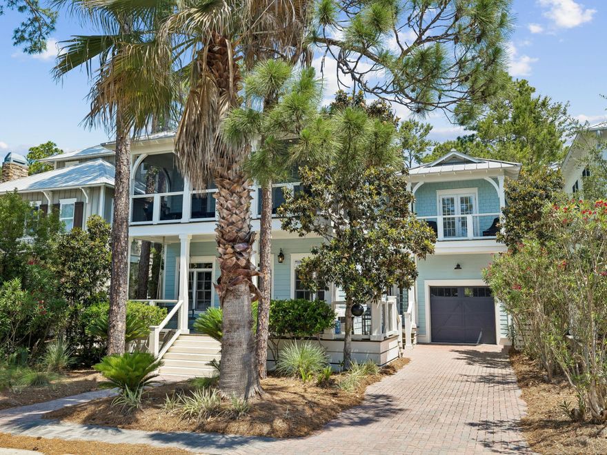 Set against the quiet backdrop of Point Washington State Forest, this beautifully updated Florida cottage offers a polished coastal retreat with room to gather, unwind and enjoy the best of 30A's west end. With five bedrooms, three full and two half baths, the home is well-suited for full-time living, a second home, or a short-term rental investment.

Thoughtful renovations bring a fresh, elevated feel throughout the interiors. The remodeled kitchen features new custom cabinetry, stainless steel appliances, quartz countertops and a stylish tile backsplash, while new flooring, updated baths and fresh paint create a bright, inviting atmosphere. Two primary suites, including one on the main level and one upstairs, offer flexibility for guests, family or multi-generational living.

Outdoor living is a natural extension of the home, with private porches on both levels, mature landscaping and peaceful forest views. A newly screened upstairs porch creates a comfortable place to enjoy the coastal breeze.  Above the garage, a bonus room with its own half bath offers additional space for a home office, media room or overflow accommodations.

Residents enjoy access to a community pool, clubhouse and park, all within easy reach of public beach access, local dining, shops, hiking trails and bike paths. With Blue Mountain Beach, Grayton Beach and Seaside, Florida, nearby, this refreshed coastal cottage pairs privacy, convenience and classic 30A living in one inviting setting.
