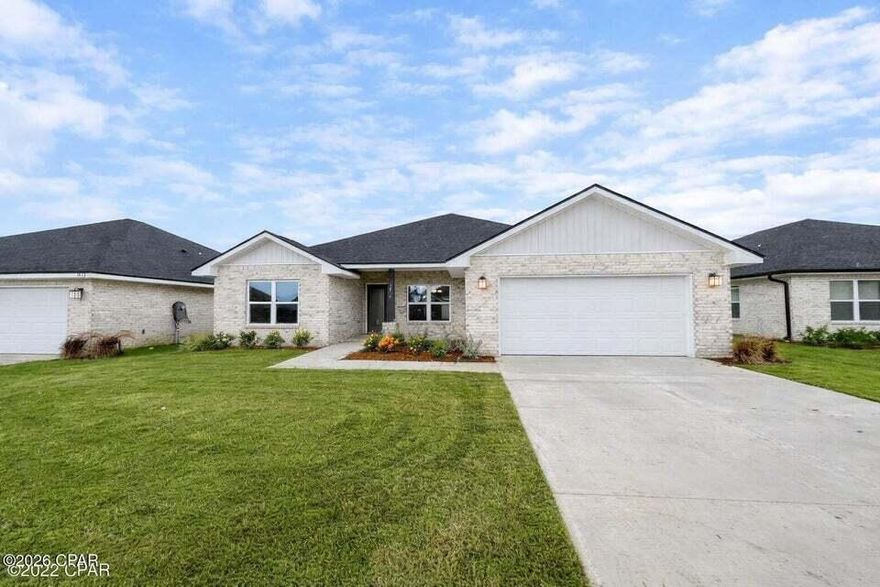 This beautiful 4-bedroom, 3-bath home with a 2-car garage is move-in ready and packed with upgrades! Enjoy features like granite countertops, luxury vinyl plank (LVP) flooring, elegant archways, a sprinkler system, fully sodded yard, professional landscaping, and a garage door opener--just to name a few.

Experience the difference with Adams Homes in this fantastic College Station community in Panama City. The spacious fenced in backyard offers plenty of room to relax, entertain, or play.