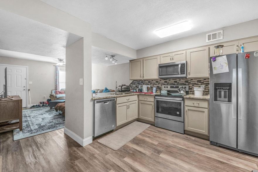 This beautifully updated townhouse is centrally located in Fort Walton Beach, FL and is in close proximity to Hurlburt Field and Eglin air force bases, shopping areas, and beaches. The townhouse features an updated kitchen with new appliances, vinyl plank flooring downstairs, updated bathrooms, and fresh paint throughout. Two bedrooms are of a good size and come with a very generous closet space. This townhouse is an end unit, has a one-car garage, and offers very spacious outdoor area. Good credit score is required. No smoking/vaping at the property.