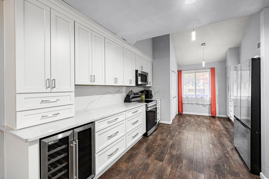 Welcome to 86 Marina Cove, a beautifully renovated end unit home in the heart of Bluewater Bay. This move-in ready property features an open concept main floor with vaulted ceilings and abundant natural light, new flooring throughout, quartz countertops, a new 2024 HVAC, and up-to-date HWH. The primary suite is privately located on the top floor with a spacious ensuite bath and walk-in closet. An extended single-car garage provides extra storage, and the back deck is perfect for relaxing or entertaining. The location truly sets this home apart, just minutes from the full-service marina, boat ramp, and local favorite LJ Schooners, with optional Bluewater Bay amenities including a pool, golf, tennis, and pickleball. Enjoy low maintenance living while embracing the coastal lifestyle in one of Niceville's most sought after communities. Sellers are offering a $5,000 paint credit with an acceptable offer.