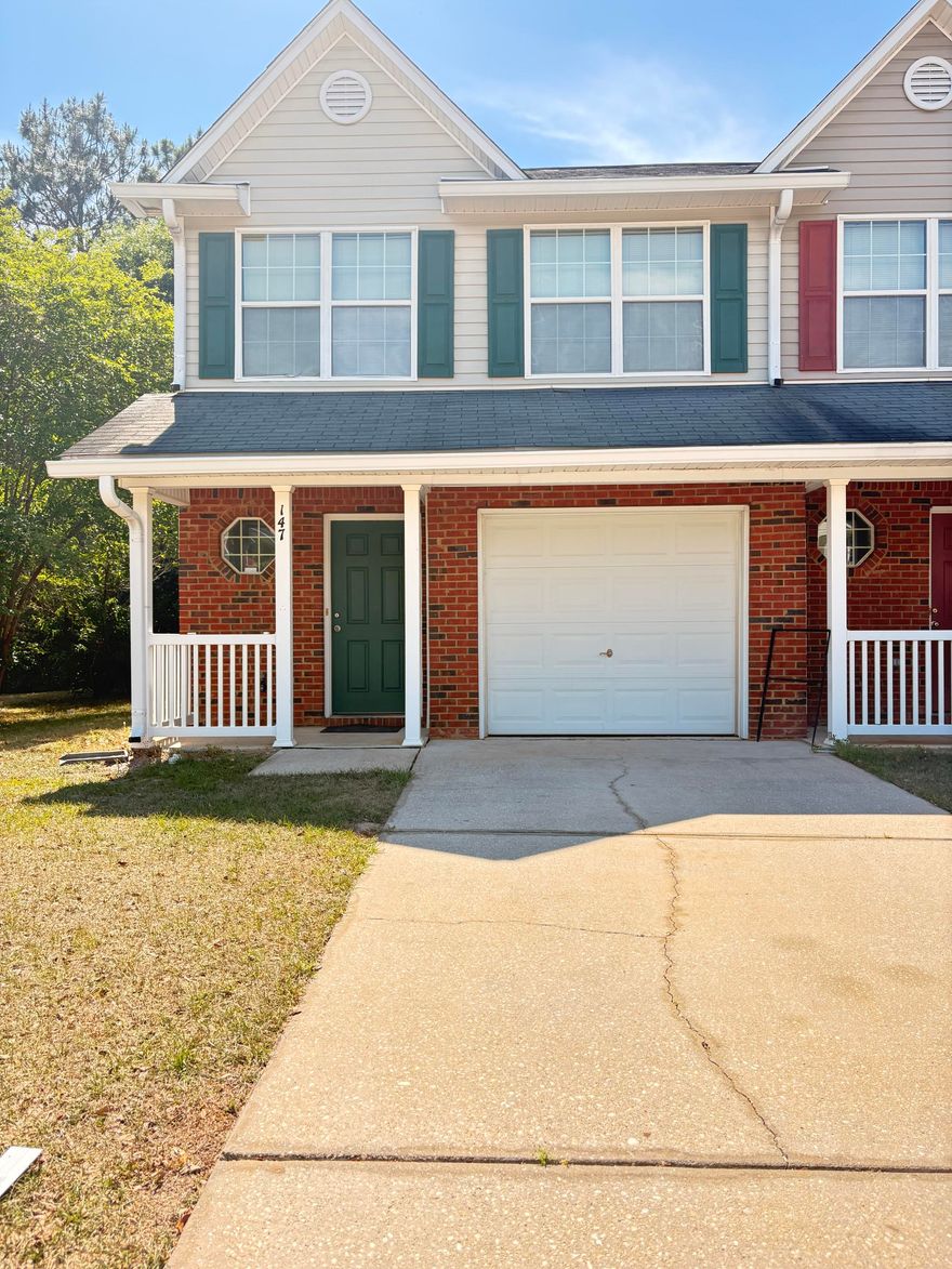 This end unit townhome is centrally located on the south side of I-10 not far from Duke Field and Eglin AFB, schools, shopping and restaurants.  It was recently updated with new flooring and paint throughout as well as a 1 car garage and washer/dryer connections.  Yard is maintained by HOA.