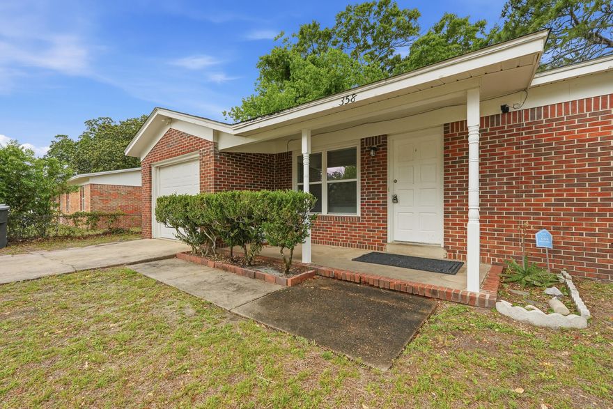 Welcome to this charming 3-bedroom, 2-bathroom home in the heart of Fort Walton Beach! Ideally located close to local bases, shopping, dining, and the beautiful Emerald Coast beaches. Plus, enjoy the added benefit of being within walking distance to nearby schools.

Step inside to discover durable LVP flooring flowing throughout, providing a modern look with easy maintenance. The spacious living room offers plenty of room to relax or entertain, while the tucked-away kitchen features granite countertops and a functional layout. A separate dining area is highlighted by a stylish decorative pendant light, creating the perfect setting for meals and gatherings.

The primary suite is situated at the rear of the home and includes its own en-suite bathroom. Two additional bedrooms share a full family bathroom--both bathrooms are tiled and feature a practical shower and tub.

Step outside through double glass sliding doors to a huge backyard, ideal for entertaining, relaxing, or enjoying outdoor activities. Mature trees provide plenty of shade, offering a cool retreat during those hot Florida days.

This home combines comfort and convenience in a prime Fort Walton Beach location. Don't miss your chance to make it yours--contact us today for a showing!