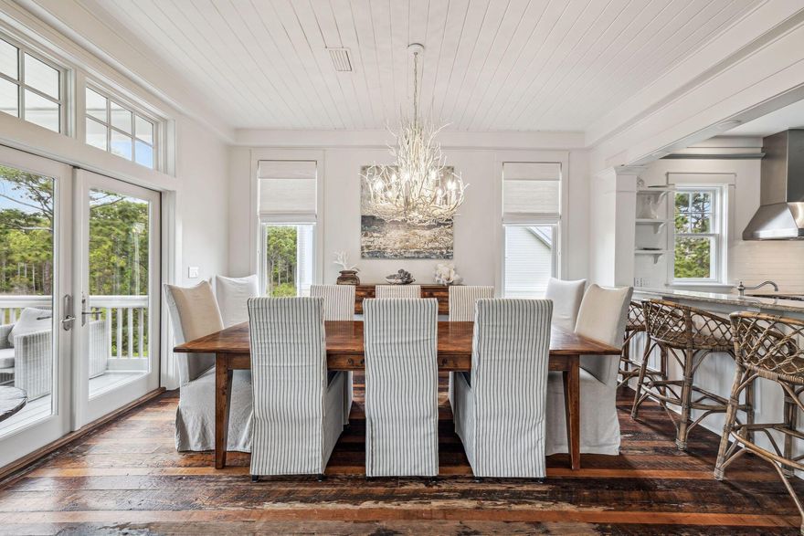 $400k PRICE IMPROVEMENT AND THE ONLY HOME AVAILABLE SOUTH OF 30A IN WATERCOLOR: Positioned along WaterColor's exclusive Park Row and bordering the serenity of Grayton Beach State Park, this gulf-front home delivers the rare combination of privacy, space and immediate access to the best of 30A. With sweeping views of both the gulf and Western Lake, this six-bedroom retreat is just steps from the Beach Club, Fish Out of Water and Town Center - yet tucked away enough to offer the quietude expected from a high-end coastal escape. Designed with both elegance and ease in mind, the home unfolds across three thoughtfully planned levels. The open-concept main living area on the second floor features soaring ceilings, a custom Tabby fireplace and an expansive porch perfectly positioned to catch the gulf breeze and glowing sunsets.

A chef's kitchen with Sub-Zero and Wolf appliances, premium finishes and seating for eleven offers the perfect backdrop for entertaining family or unwinding after a day on the sand.

Two luxurious primary suites, one on the second floor and a more expansive one on the third, each feature private porches, spa-inspired baths and direct gulf views. Four additional guest rooms provide ample space for large families or groups, with flexible sleeping arrangements, including bunks, twins and trundles. Additionally, the home  includes a sand room for rinsing off after the beach and a two-car garage. 

Outdoor living is equally considered, with large porches, gulf-facing balconies and a peaceful setting that backs up to preserved green space. Whether you're enjoying a sunset cocktail, walking to the Wine Bar or starting your day with a paddle on Western Lake, the home invites you to experience WaterColor at its most effortless and elevated.

With access to world-class amenities - from the gulf-front pools of the Beach Club to Camp WaterColor, the BoatHouse, tennis center and miles of nature trailsthis Park Row address is more than a beach house. It's a front-row seat to the very best of coastal life.