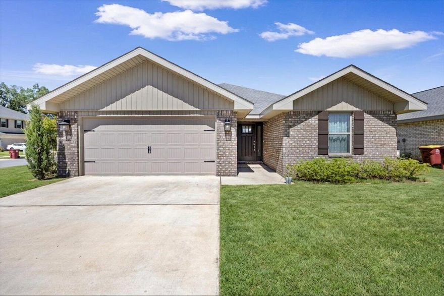 Priced competitively based on recent neighborhood activity. Built in 2023, this well-kept home offers the feel of new construction with the benefit of an extensive appliance package already in place. The kitchen includes a stove, dishwasher, refrigerator, and water-filtration system, and the sellers are also including the washer, dryer, deep freezer in the garage, providing exceptional value.  Not to mention the flatscreen tv in the living room.
The home features a functional layout with comfortable living spaces and a clean, modern interior. Located in a convenient area near schools, shopping, restaurants, and everyday amenities, minutes away to everything Crestview has to offer.
A great option for buyers seeking a move-in-ready home with upgraded inclusions and minimal maintenance.