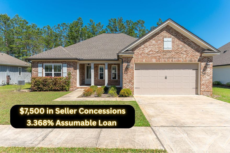 OFFERING $7,500 IN SELLER CONCESSIONS AND AN ASSUMABLE LOAN AT 3.368%, MOTIVATED SELLER BRING ALL OFFERS!! 4 bedroom plus flex room, 3 bathroom crafted by the award-winning builder, Randy Wise Homes. This impeccably maintained home possesses cased windows, 5' baseboards, 5' crown molding, and 9 ft ceilings. The kitchen is equipped with Samsung stainless steel appliances and features a large island. The kitchen and bathrooms all come with granite counter tops. This home features an oversized garage and a fully fenced backyard with brand-new sod. Don't miss the opportunity to call this home your own. Call and schedule a showing today!