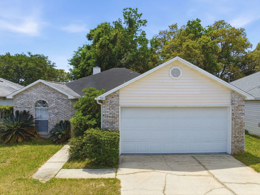 You will love living in this charming 3BR/2BA Fort Walton Beach rental home. The home features a spacious living room with a beautiful fireplace, a great place to gather around on those few cool evenings. The open floor plan continues throughout the dining room and kitchen areas. The screened-in porch is perfect for barbecues and looks out over your large backyard, an ideal place for your pets to play.
The yard has a lawn pump and sprinkler system and a large two-car garage.
Conveniently located in the heart of Fort Walton Beach, this home is just minutes away from both Hurlburt and Eglin Air Force Base, in addition to some of the area's best shopping and restaurants.

Tenant pays for all utilities. Property will be held off market up to 14 days with Property Holding Fee with approved app