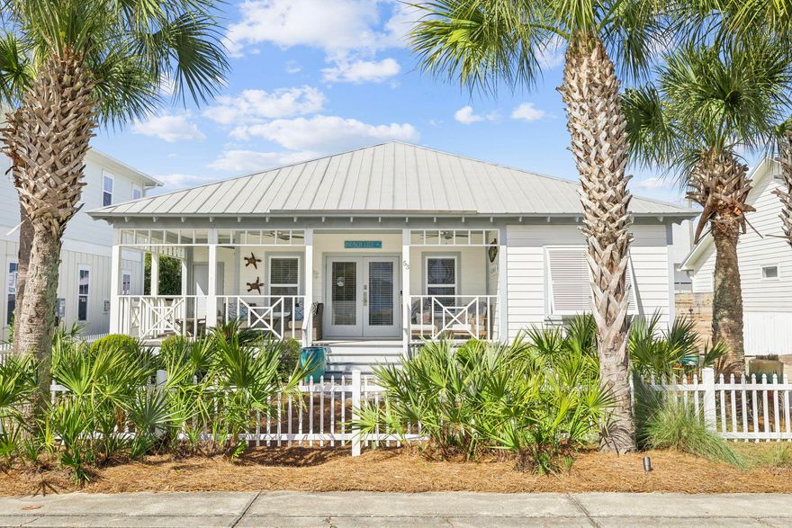 Located in the heart of Seagrove Beach, this charming single-story Florida cottage offers a rare opportunity to own just off Scenic Highway 30A and only a short walk to the beach. Situated within the intimate Gulf Mist community, a quiet 15-lot neighborhood with a community pool, the home combines classic coastal simplicity with an unbeatable location along one of 30A's most desirable stretches.

The three-bedroom, two-bath layout features comfortable single-level living with an open living and dining area and a kitchen recently updated with new appliances. The fenced backyard provides additional privacy and includes a separate storage building, offering space for beach gear, bikes, and outdoor essentials. Offered fully furnished and turnkey, this property presents an excellent opportunity as a full-time residence, second home, or vacation rental. With nearby beach accesses and the restaurants, shops, and charm of Seagrove just moments away, this cottage captures the relaxed lifestyle that makes living along Scenic Highway 30A so special.