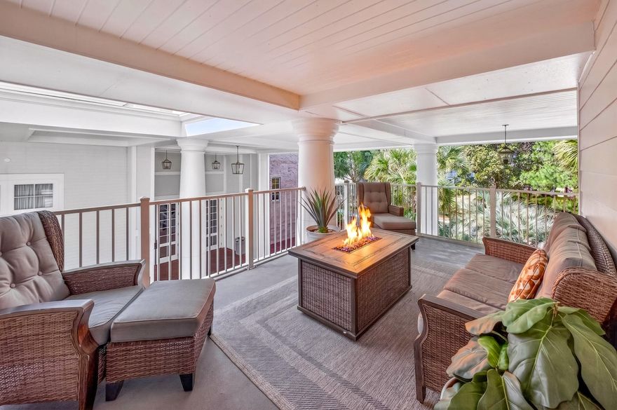 Stylish and unique large 1bed condo in the Grand Sandestin featuring a rare corner wraparound balcony overlooking the Grand Terrace and Conference Center. Designed for year-round enjoyment, the spacious covered terrace offers a more private, weather-protected outdoor living experience complete with a cozy firepit seating area. Inside, the condo showcases a modern coastal feel with warm and neutral-toned furnishings, updated hardware, and durable porcelain plank tile flooring throughout for easy maintenance and rental durability. The open living space is anchored by a striking built-in entertainment wall, while the breakfast bar provides ample seating for guests. A standout opportunity for a vacation getaway, rental investment, or both in the heart of Sandestin Golf and Beach Resort. The Grand Sandestin welcomes you with gracious architecture and luxurious amenities including a fitness center, swimming pool, seasonal on-site check-in, and concierge services. Enjoy the location adjacent to the Village of Baytowne Wharf, a pedestrian market place that hosts a variety of dining and shopping venues as well as fun for the whole family!
As an introduction to the Sandestin lifestyle, we invite our new owners to explore amenities that make Sandestin special. The listing brokerage and seller(s) are presenting the buyer(s) of this property with (2) 90-minute rounds of Tennis court time, a golf foursome at one of our three championship courses, and a round of golf for up to four (4) players at the unrivaled Burnt Pine Golf Club.
Sandestin Golf and Beach Resort features more than seven miles of beaches and pristine bay front, four championship golf courses, 15 world-class tennis courts, a 226-slip marina, a fitness center, spa and celebrity chef dining. Shop, dine and play at the charming pedestrian village, The Village of Baytowne Wharf and more. Inside the gates of the resort, residents enjoy a balanced lifestyle of high-class living, spanning the 2,400 acres from the beach to the bay. Everything within the gates of the resort is accessible by golf cart or bicycle. The entire resort is interconnected by miles of pedestrian, bike and golf cart paths that weave through groves of live oaks, meandering past natural lagoons, fountains, man-made lakes, and meticulously landscaped fairways.