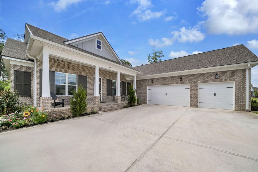 Tucked away on a highly sought-after perimeter lot, this exceptional 4-bedroom, 3-bath home PLUS a dedicated office/flex space offers the perfect blend of privacy, space, and style. Backing to a peaceful walking path and wooded area--and ideally located within the same phase as the community amenities--you'll enjoy both convenience and a serene backdrop.
The spacious lot provides ample room to add a pool, while the full 3-car garage offers versatility for a golf cart, small boat, or additional vehicle. An added bonus: a convenient attic hoist system makes storage a breeze. Inside, the thoughtfully designed open-concept layout features a seamless flow between the kitchen, dining, and living areas--ideal for both everyday living and entertaining. The kitchen and baths showcase quartz countertops, beautifully complemented by brushed gold lighting and plumbing fixtures, while a stylish dry bar in the dining area with floating shelves and a beverage fridge adds an elevated touch.

Throughout the home, you'll find beautifully toned LVP flooring, creating warmth and durability. A generously sized laundry room with a sink and a functional mudroom just off the garage enhance everyday convenience.

This home truly checks all the boxes--space, upgrades, location, and lifestyle.
