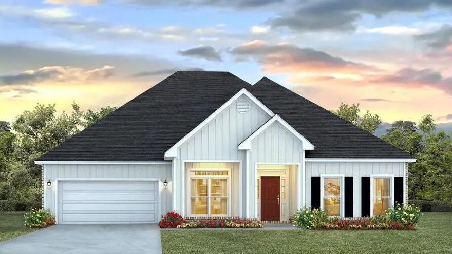 FABULOUS NEW CONSTRUCTION going up now in Plantation Woods! The McKenzie is a stunning 5 bed, 3 bath home with a 2-car garage. The kitchen features an island that overlooks the breakfast nook and family room with large windows of the back covered porch. Bedroom 1 has separate access to the back covered porch and a beautiful adjoining bath with a walk-in closet. The kitchen and bathrooms come with Stone Countertops. Our Home is Connected package offers a Smart Home 'Connect' system with several convenient devices for you to enjoy. ALL LISTING pictures, colors, features, and size may vary. Square footages are approximate.