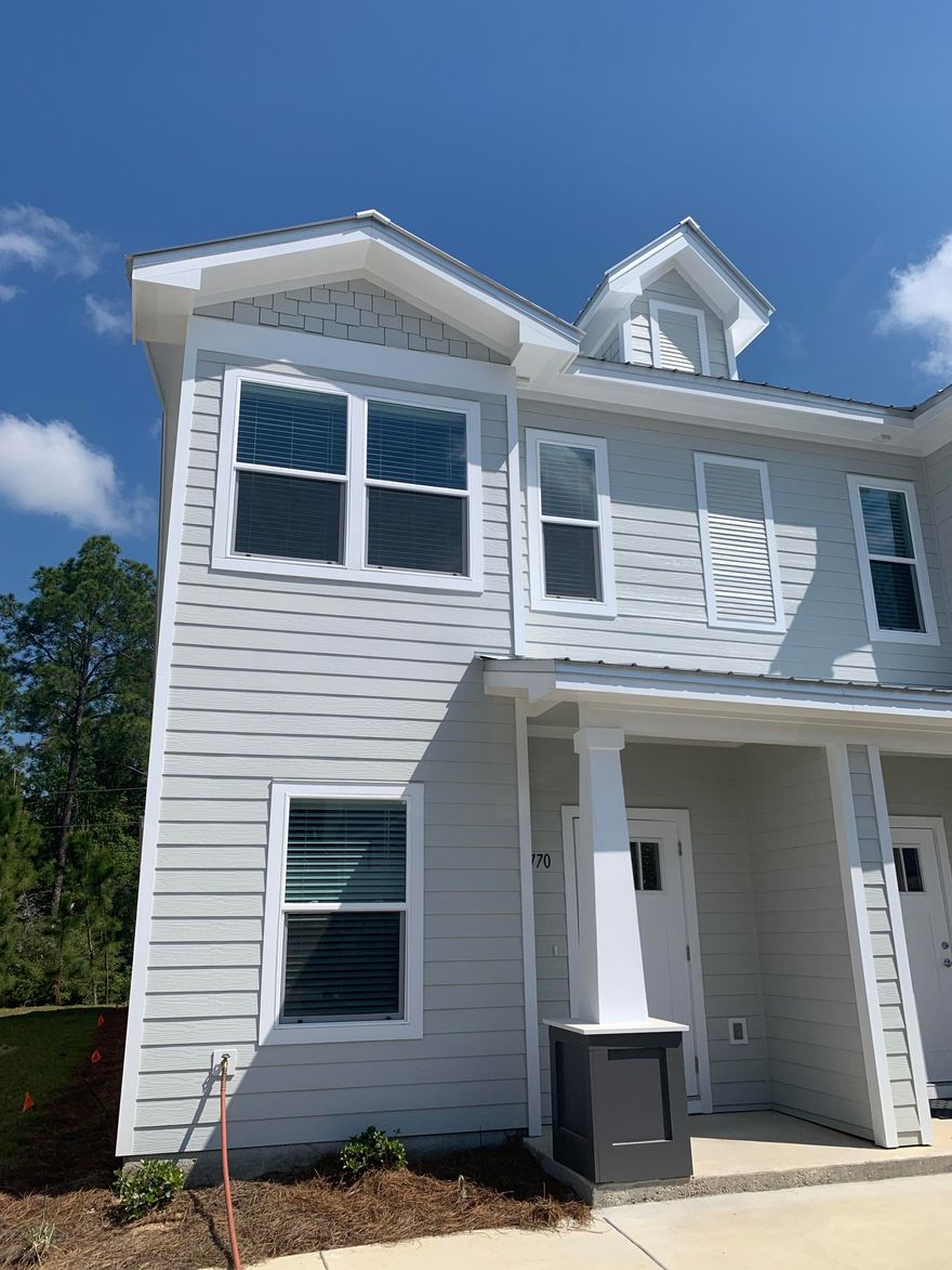 Welcome to your beautiful townhouse in Freeport, Florida! Built by a luxury builder in South Walton, this lovely Horizon Floor plan features 3 bedrooms and 2.5 bathrooms, offering a spacious 1396 sq.ft. of open living space. You'll love the luxury finishes throughout, including stunning QUARZ countertops, stylish stainless steel appliances, and elegant luxury vinyl plank flooring, all paired with fresh paint to make it feel just like home.