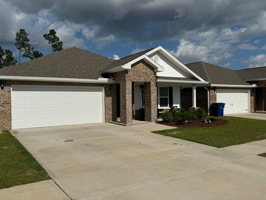 PROFESSIONAL PHOTOS COMING SOON! How would you like to not only have a new house but to also have a community playground? That's right, this house in a neighborhood that features TWO CLUBHOUSES that includes a FITNESS CENTER, POOL, TENNIS COURT, BASKETBALL COURT, and PLAYGROUND.

While we know that there are plenty of new construction homes available, you can have this FOUR BEDROOM and TWO BATH house at 1,827 square feet (per property appraiser site) for a LOWER PURCHASE PRICE than an average new build in this neighborhood at similar square footage. If that is not enough, the home features a CALI FLOOR PLAN featuring an open common area including the KITCHEN, LIVING ROOM, and DINING while preserving some privacy with the BEDROOMS being located towards the front of the house, except the MASTER SUITE.

The KITCHEN features an ISLAND with cabinets throughout the kitchen space along with a GLASSTOP STOVE, BUILT IN MICROWAVE, DISHWASHER, and PANTRY.

The MASTER SUITE features a MASTER BEDROOM and a MASTER BATHROOM with DOUBLE VANITIES, GARDEN TUB, WALK-IN SHOWER, and WALK-IN CLOSET.

Other features include a TWO CAR GARAGE, A FRONT PORCH, and BACK PORCH along with the backyard facing the woods for more privacy.

COME GET YOUR LIBERTY HOME FOR LESS TODAY!