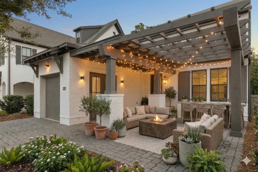 Welcome to refined coastal living in the charming community of RidgeWalk in beautiful Santa Rosa Beach, along Florida's renowned Scenic Hwy 30A. Step inside to find an impeccably designed interior featuring rich hardwood floors that flow seamlessly throughout the open-concept living spaces. The inviting living area is bathed in natural light, creating a warm & sophisticated ambiance ideal for both relaxation & entertaining. Adjacent, the chef's kitchen is a culinary masterpiece, boasting high-end finishes, generous counter space, and premium appliances--a true haven for those who love to cook or host in style. Each of the 3 spacious bedrooms features a private en-suite bathroom, ensuring ultimate comfort & privacy. The first-floor primary suite is a luxurious retreat, showcasing a spa-inspired bathroom with a beautifully tiled shower, dual quartz-topped vanities, and an expansive walk-in closet designed for effortless organization.

Beyond the home, RidgeWalk offers a setting that feels both timeless & inviting. The community welcomes you through a gated brick-paved entrance framed by an elegant iron & wood gate, leading across a heavy timber bridge & into a peaceful neighborhood with meandering sidewalks, glowing copper gas lanterns, and majestic oak-lined streets. Natural landscaping, pocket parks with pet stations, and a 7-acre protected habitat create a tranquil environment surrounded by nature. Residents enjoy an exceptional collection of amenities, including a classic yet modern European-style zero-entry pool, stunning water features with an adjoining hot tub, and an open sundeck with shaded trellised lounging areas. The community pavilion serves as a welcoming gathering place with a cozy fireplace, outdoor kitchen, and gas grills, ideal for socializing & relaxing.  This neighborhood offers more than just beautiful homes, it delivers a true private community experience.  For buyers looking for a close-knit, private community with an active yet relaxed lifestyle, this neighborhood truly stands out.

Ideally positioned on the western end of 30A near Ed Walline County Park, RidgeWalk is less than a mile from the intersection of County Hwy 393 and 30A, offering quick access to the area's famous sugar-white sand beaches & emerald waters. A convenient paved pedestrian path leads directly to the shoreline. The surrounding 30A corridor is internationally recognized for its 26+ miles of scenic coastline, rare coastal dune lakes, vibrant beach communities, and more than 22,000 acres of protected preserve--all contributing to a lifestyle that is both refined & relaxed. Just minutes away, you can explore the boutiques, art galleries, restaurants, and live entertainment found at Gulf Place Town Center, a lively hub known for its colorful artist colony, casual coastal dining, and community amphitheater.

Whether as a primary residence or a second home, this property offers the perfect blend of elegant design, natural beauty, and the coveted 30A lifestyle.