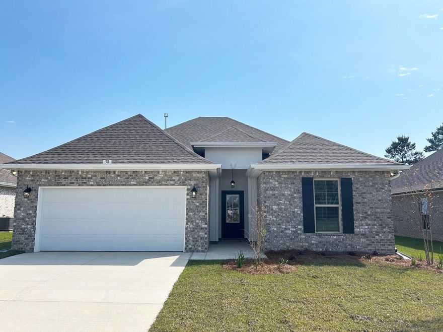 Awesome builder rate plus choose ONE free: window blinds OR fridge! Restrictions apply. 

The LASALLE V A in The Bluffs at Lafayette community offers a 3 bedroom, 2 bathroom, open and split design with computer desk/niche. Upgrades added (list attached). Special Features: double vanity, garden tub, separate shower, and walk-in closet in master bath, kitchen island, pantry, covered porches, undermount sinks, LED lighting throughout, crown molding, ceiling fans in living and master, custom framed mirrors in all baths, smoke and carbon monoxide detectors, landscaping, architectural 30-year shingles, flood lights, and more! Energy Efficient Features: tankless gas water heater, kitchen appliance package with gas range, vinyl low E windows, and more! Energy Star Partner.