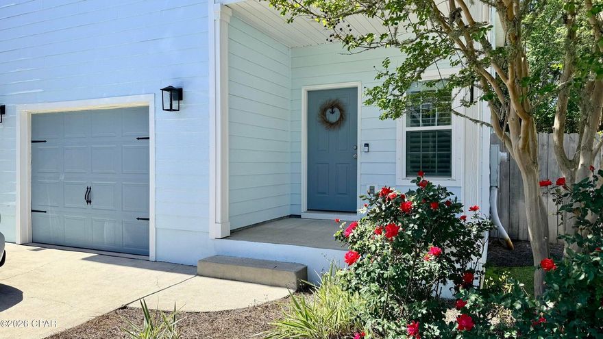 Welcome to 76 Mosaic Circle, a beautifully updated home in the peaceful community of Mosaic Oaks, just minutes from the sugar-white beaches and turquoise waters of 30A. This 3 bedroom, 2.5 bath property offers 1,874 square feet of thoughtfully designed living space, blending comfort, convenience, and the relaxed luxury that makes Florida's Gulf Coast so desirable. Inside, the home feels bright and inviting with fresh interior paint, brand-new carpet upstairs, and an open-concept layout that creates an effortless flow for both everyday living and entertaining. The kitchen features stainless steel appliances, two pantries, and a breakfast bar that opens into the living and dining areas, offering an ideal setup for gathering after beach days or hosting out-of-town guests. Upstairs, the owner'