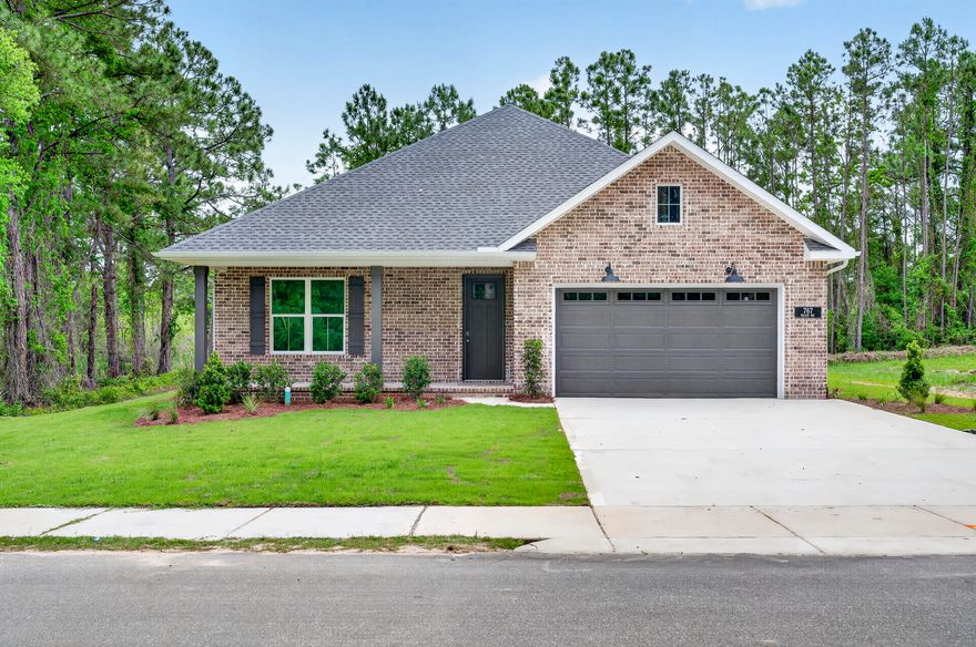 Construction complete on  this one story 4 Bedroom, 3 bath home in newly developed Jars Cove Community.  Total Square footage is 3,293, with 2,518 square footage heated and cooled.  Full brick construction, high ceilings, fine finishes, and two car garage in an open airy floor plan. Don't miss the opportunity to own this new home.  Home will be part of a Homeowners Association and HOA dues have not yet been determined and current figures are estimated.   Buyer to verify all dimensions and dues before entering into contract.